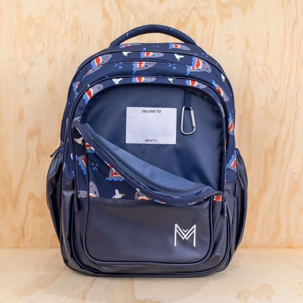 MontiiCo Backpack - Shark - accessories