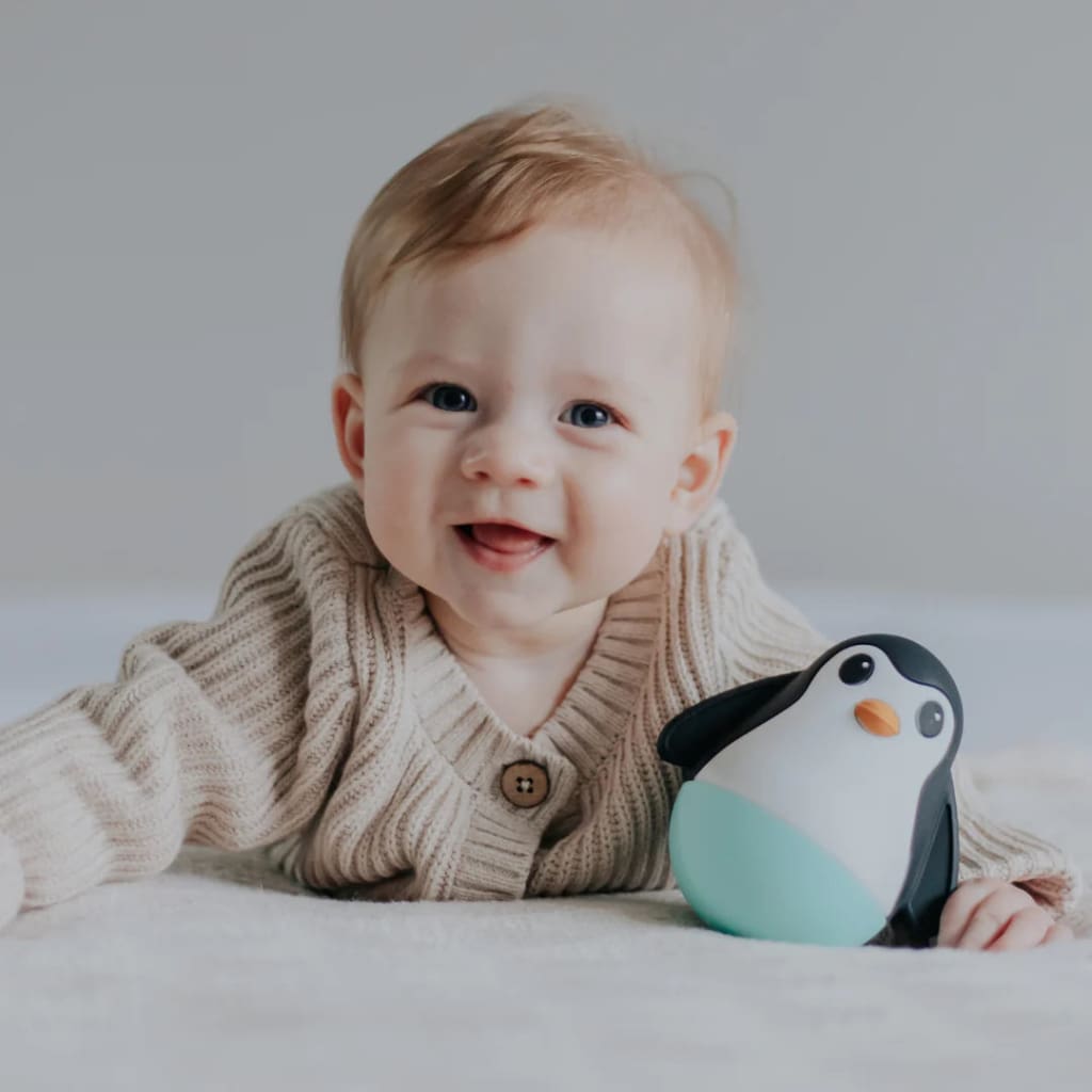 Penguin Wobble - Mint - Baby