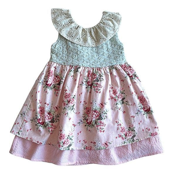 Tea Rose Party Dress - Clothing