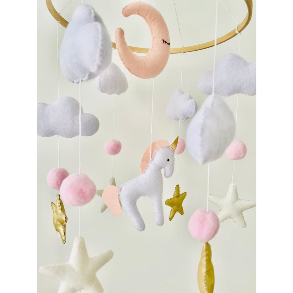 Unicorn Nursery Mobile - Baby
