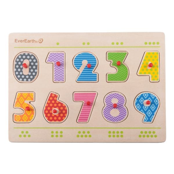 Wooden Number Puzzle - Puzzles