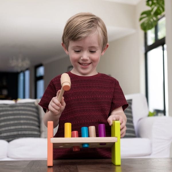Wooden Pounding Bench - Wooden Toys