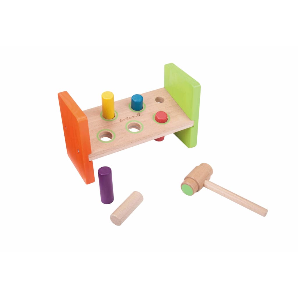 Ever Earth Wooden Pounding Bench - Play&gt;Wooden Toys