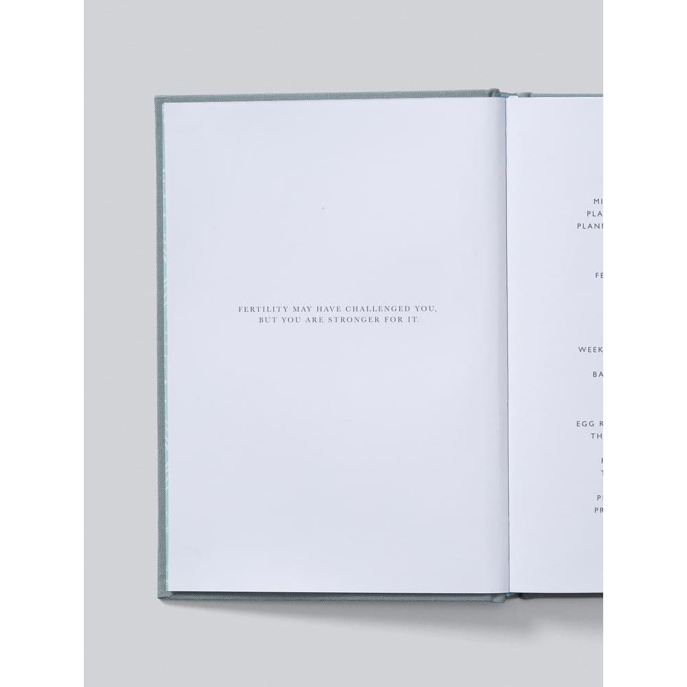 Write To Me - IVF Journal (Grey) - Keepsake Books